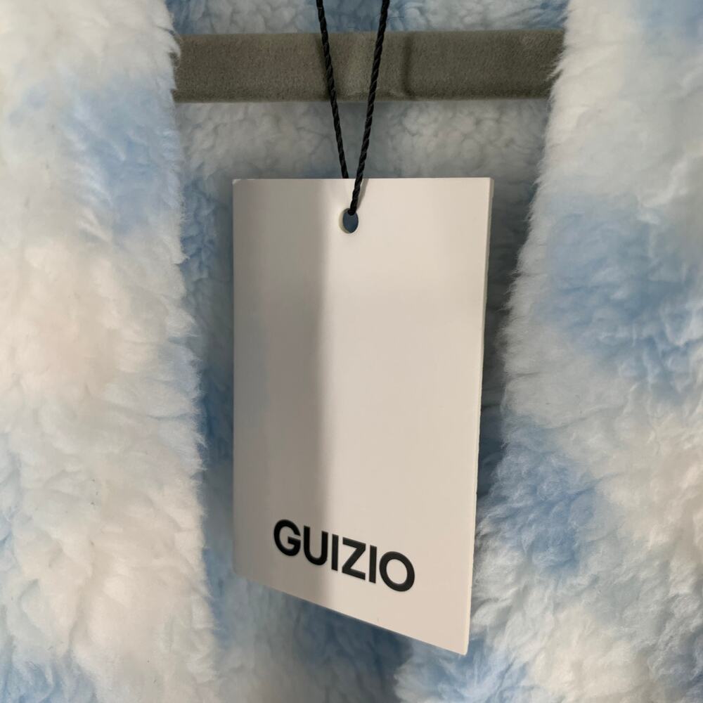 Guizo Cozy Cloud Reversible Robe Smal ? Medium Floral White Gingham NEW - Picture 11 of 16